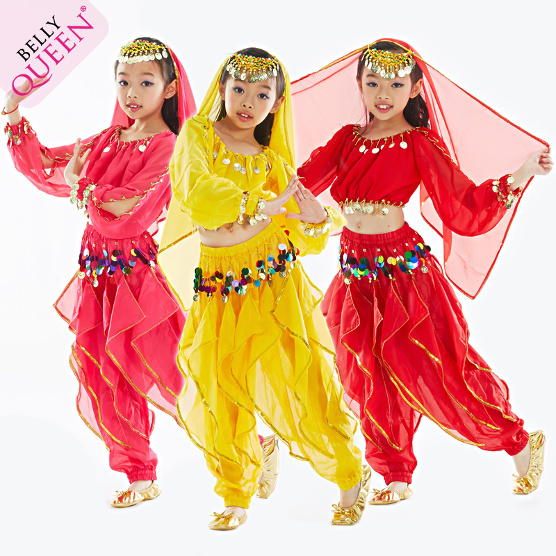 Dancewear Polyester Belly Dance Costumes For Children